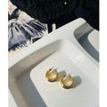 Avie Golden Thick Hoops