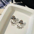 Cream Navya Earrings