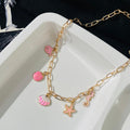 Pink Charms Necklace