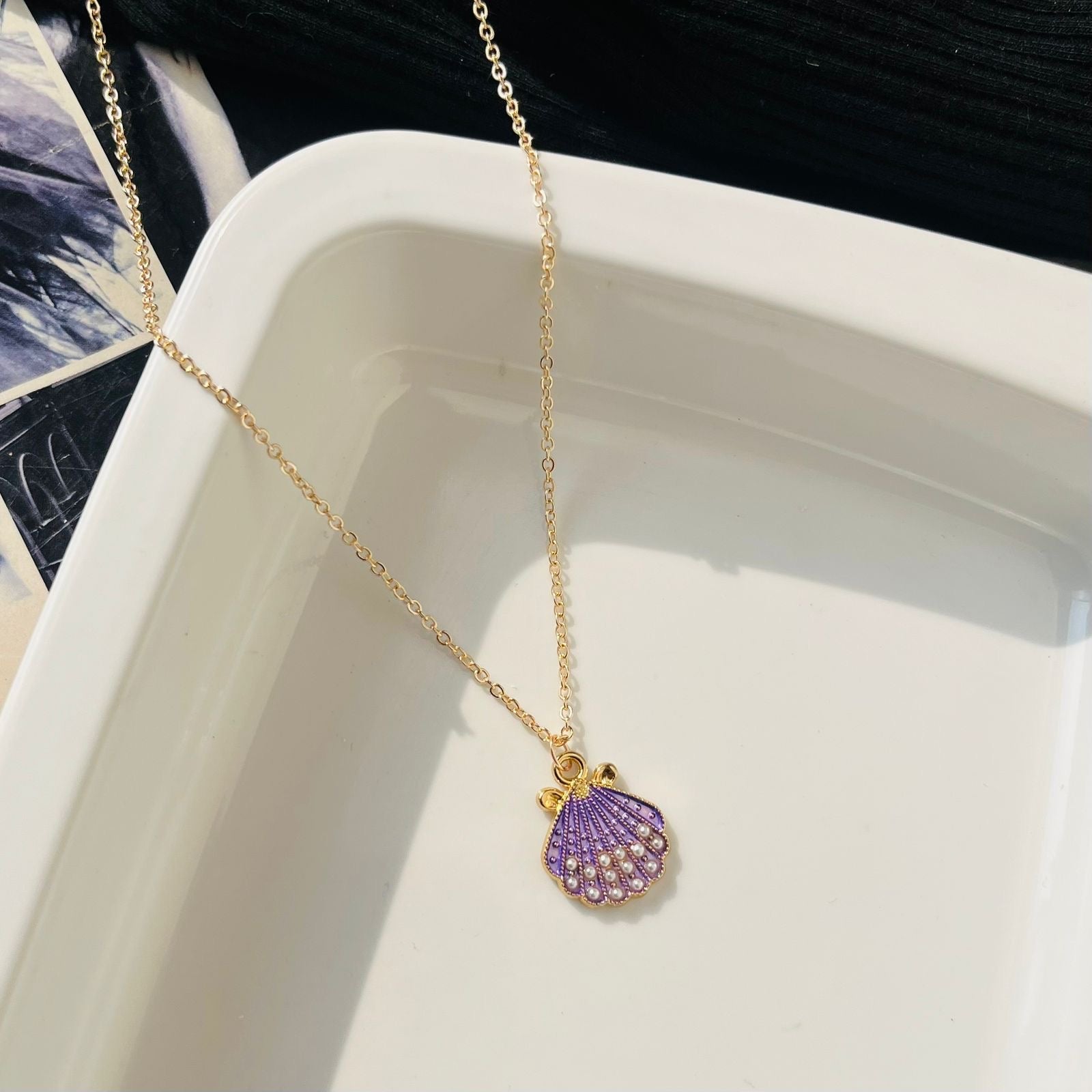 Purple Dylan Necklace