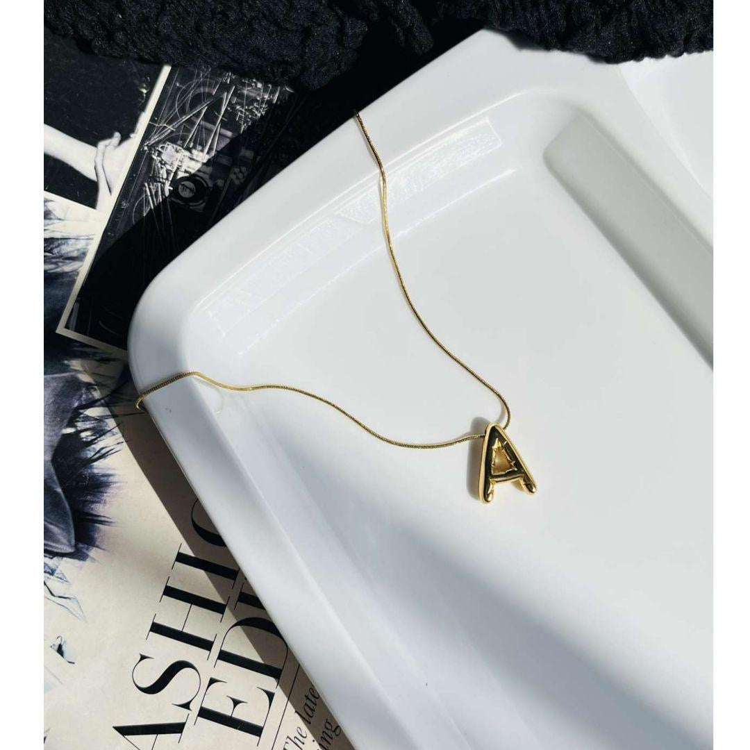 A Initial Necklace ~ Anti Tarnish
