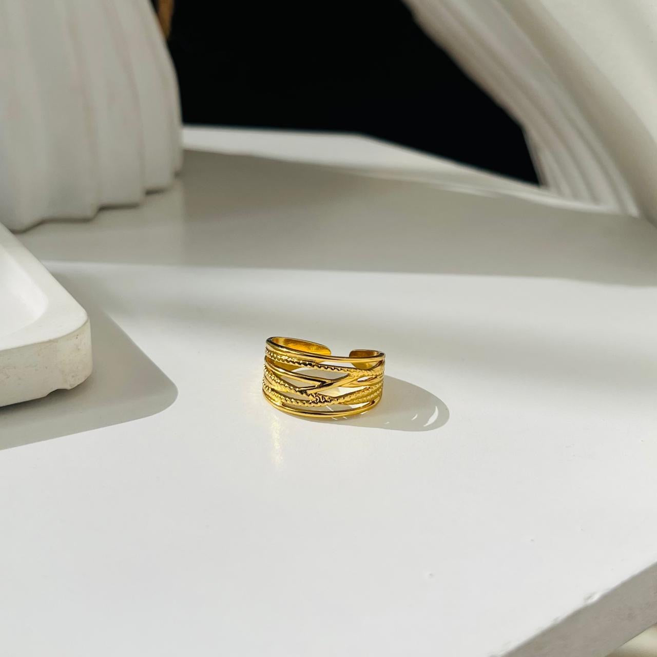 Anti Tarnish Ring ~ Adjustable