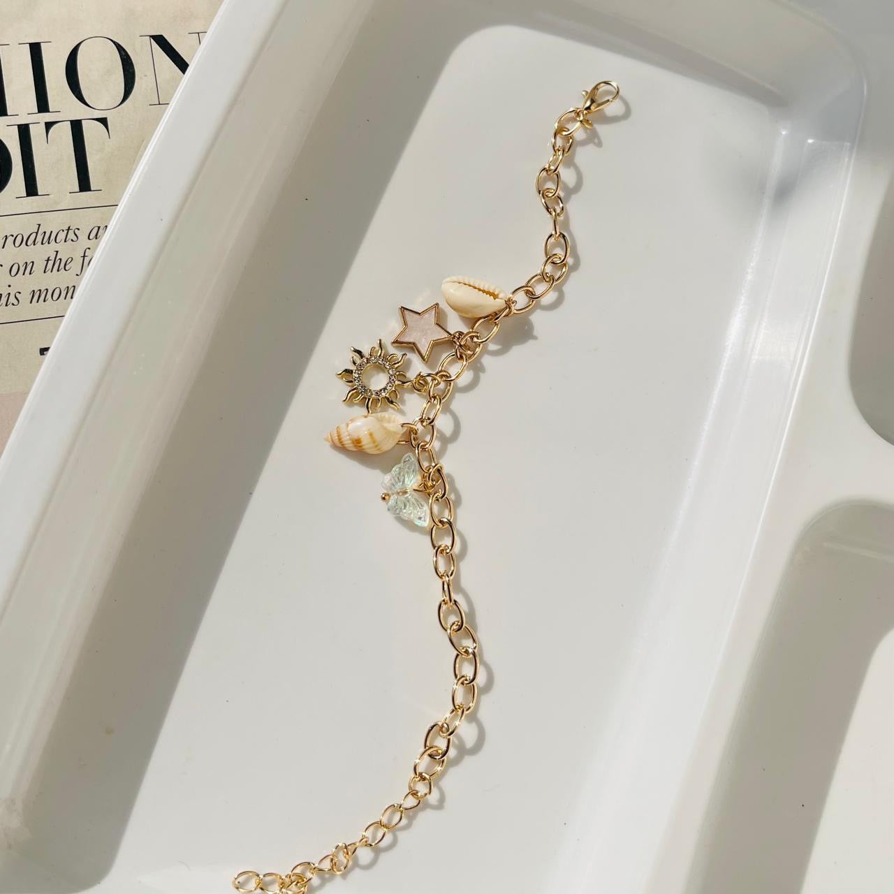 Shell Charms Bracelet