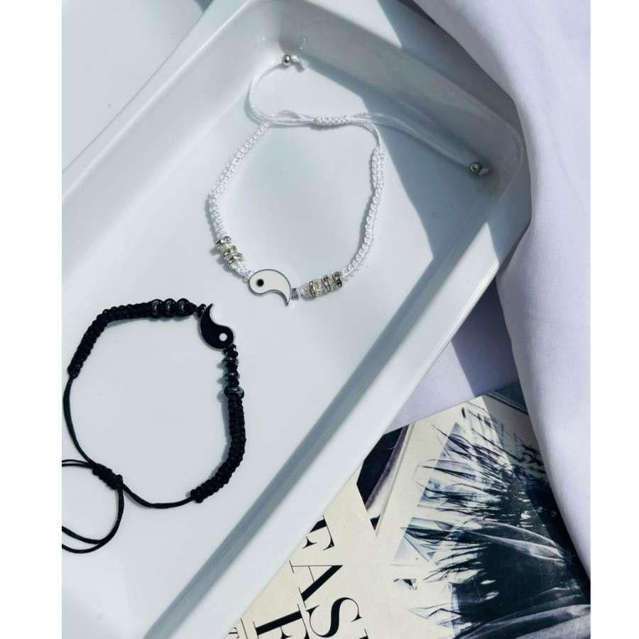 Yin Yag Couple Bracelet ~ Pair
