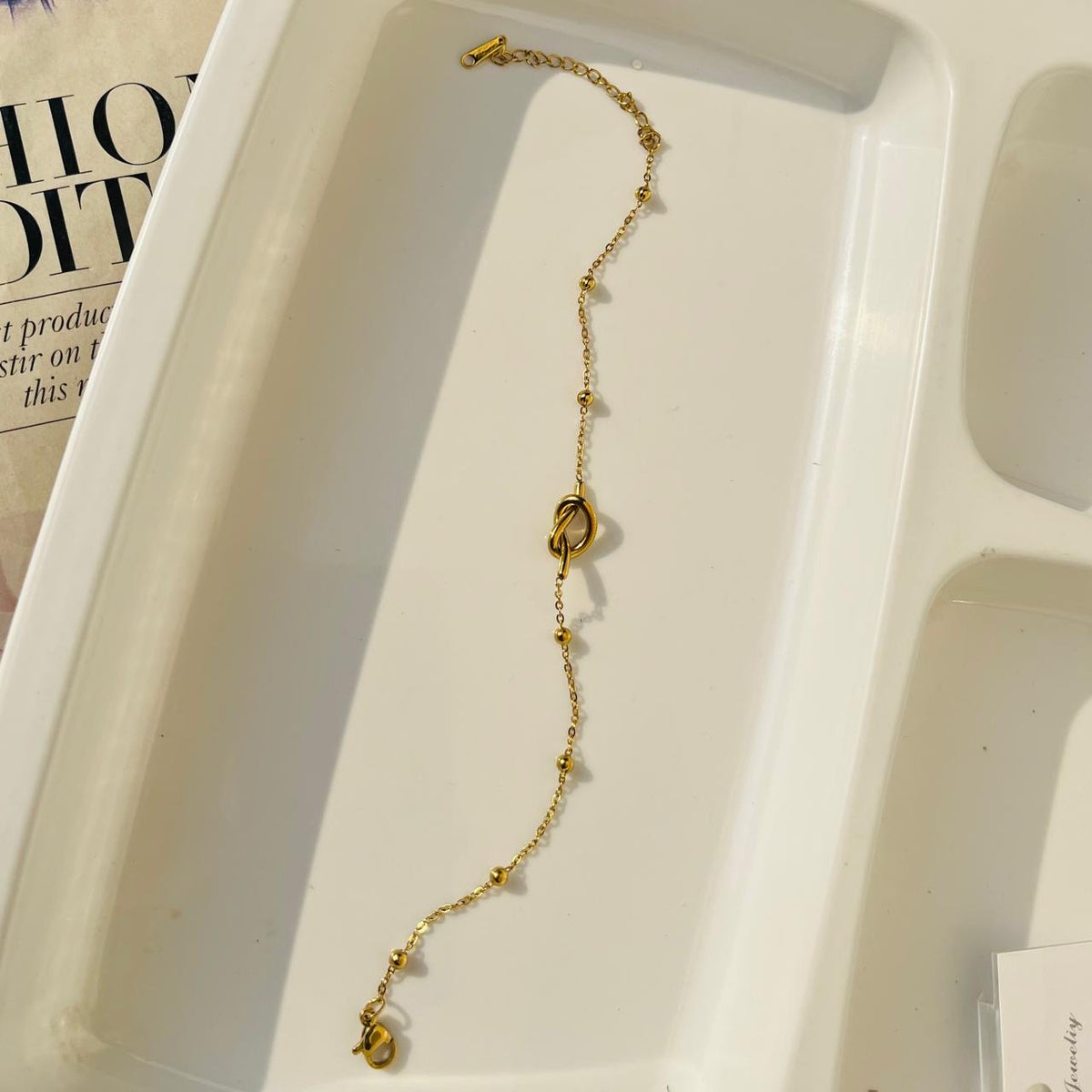 Knot Bracelet ~ Anti Tarnish