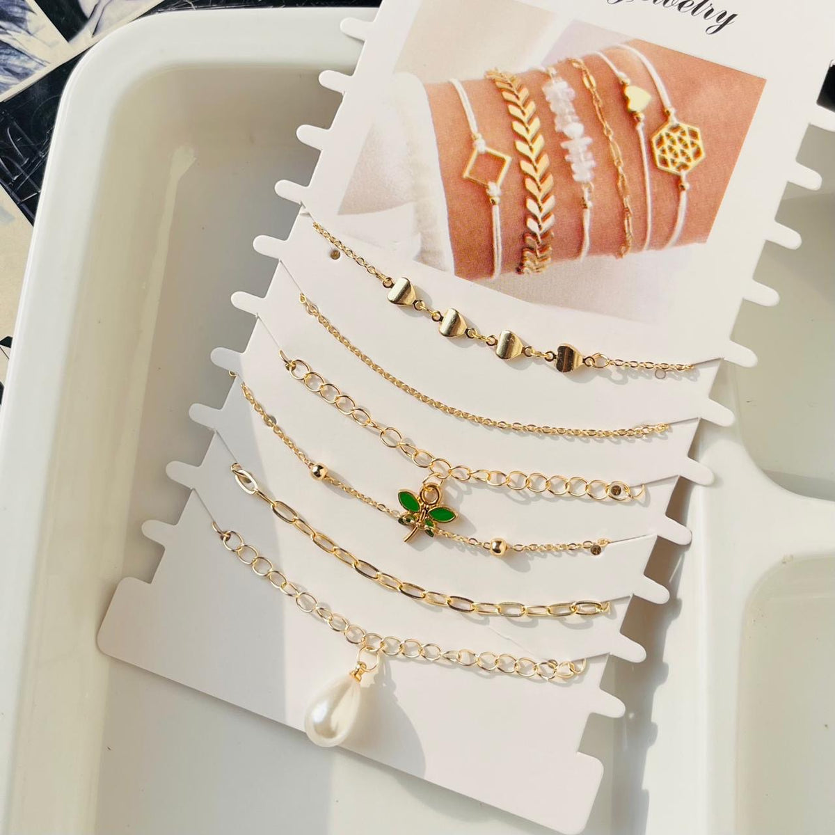 Pearl Bracelet Stack