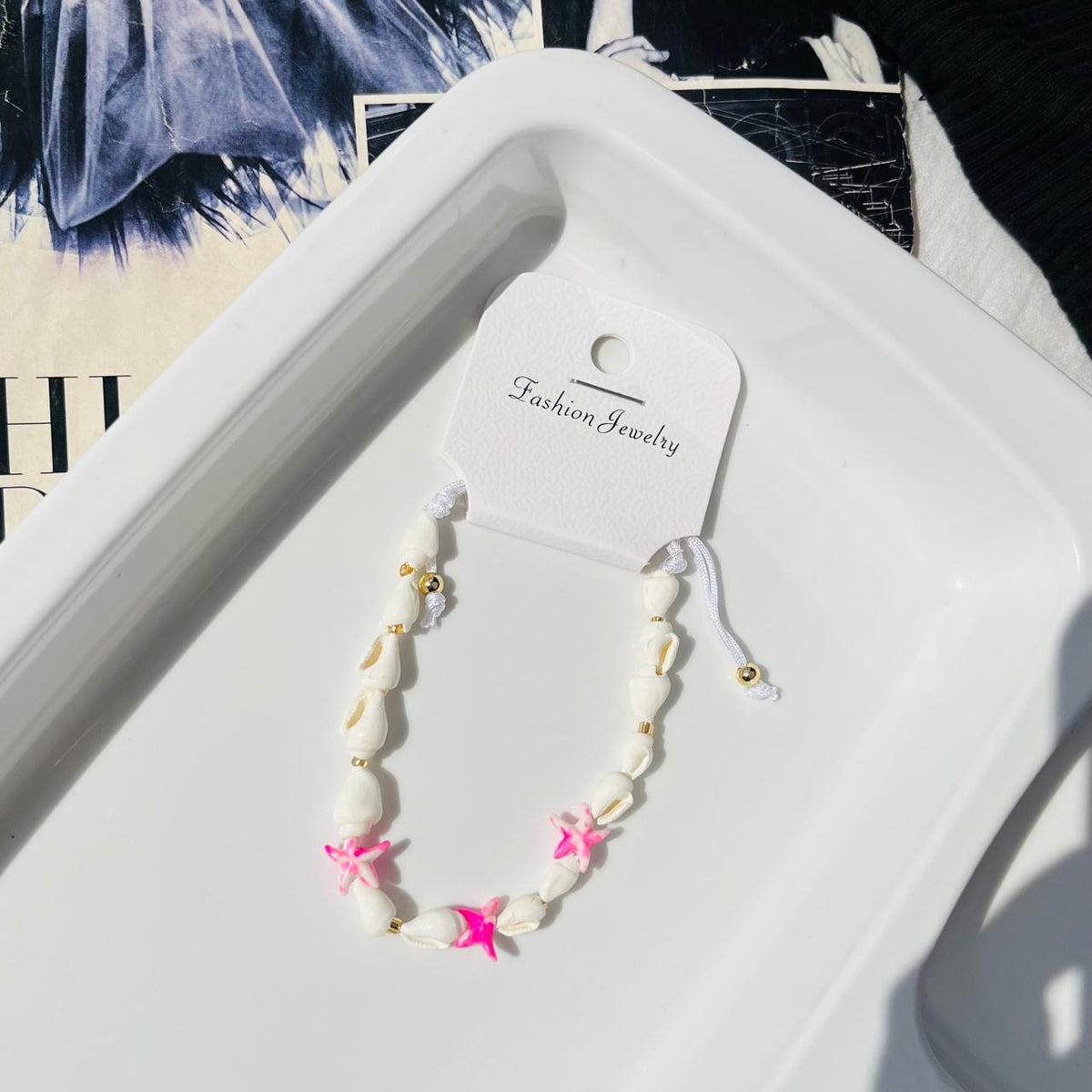 Pink Shell Bracelet