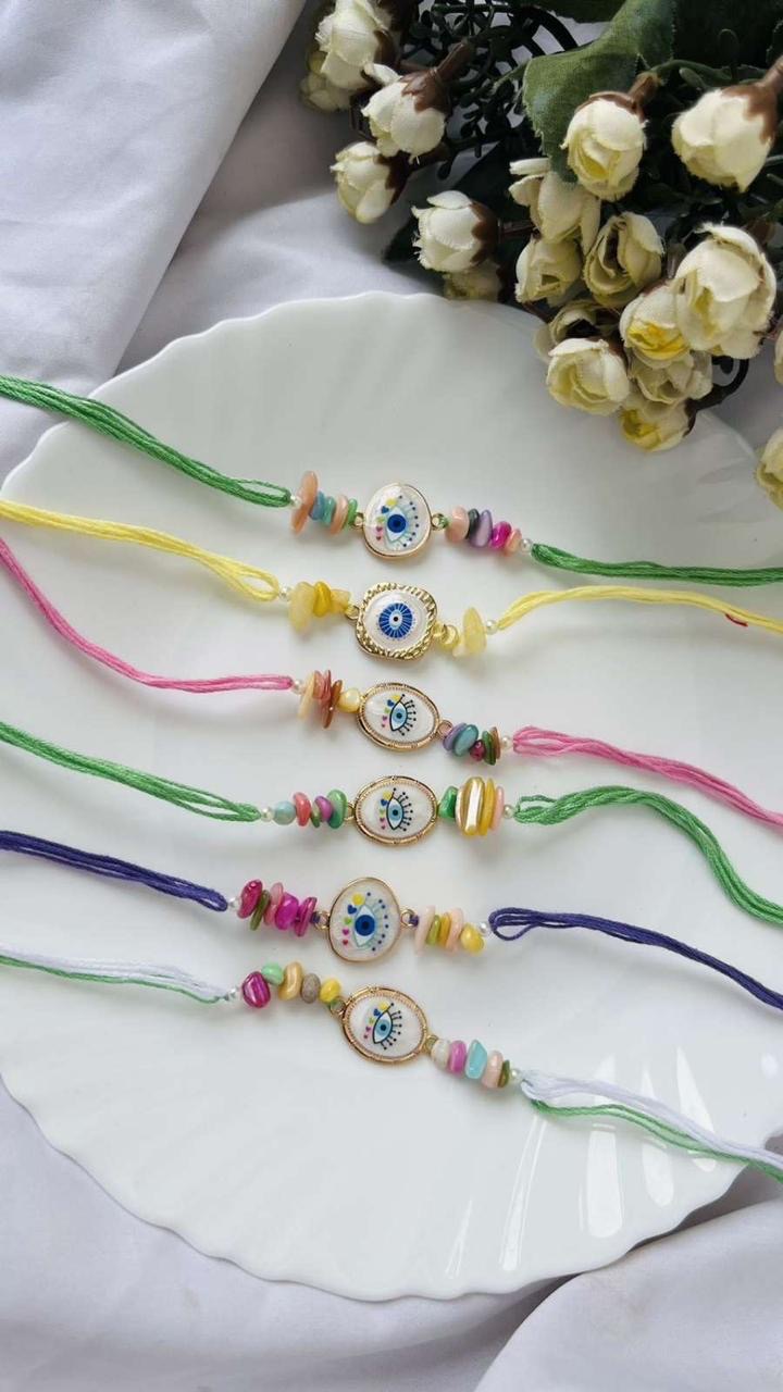 Pastel Evil Eye Rakhi