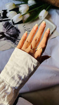 V Diamond Ring ~ Anti Tarnish ~ Adjustable