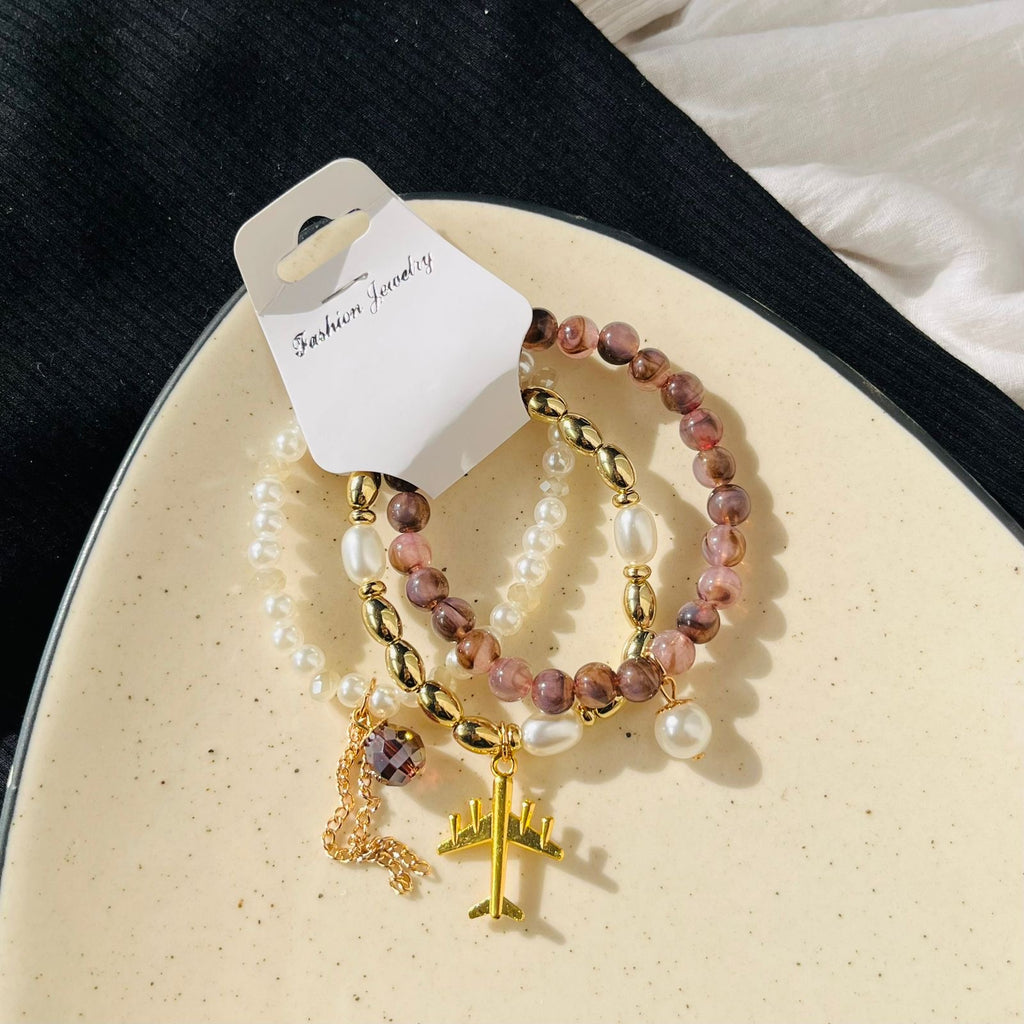 Beads bracelet set ( 3 Bracelet)