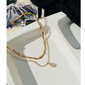 Two Layer Diamond Necklace