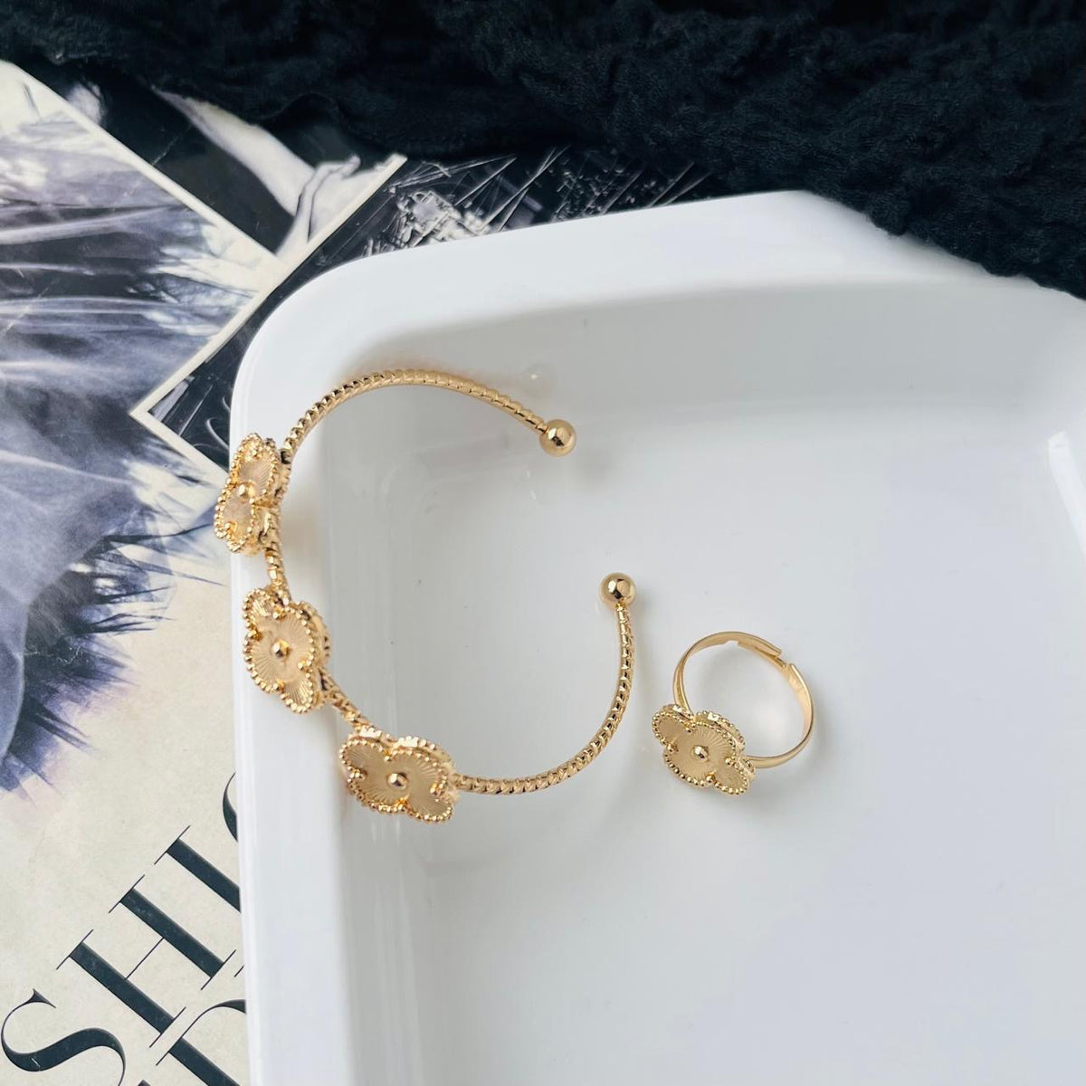 Bracelet Ring Set