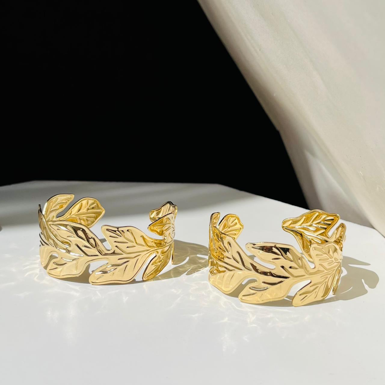Leafy Cuff Bracelet