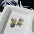 Yellow Ishika Earrings