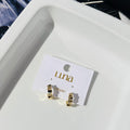 Small Textured Hoops ~ Anti Tarnish