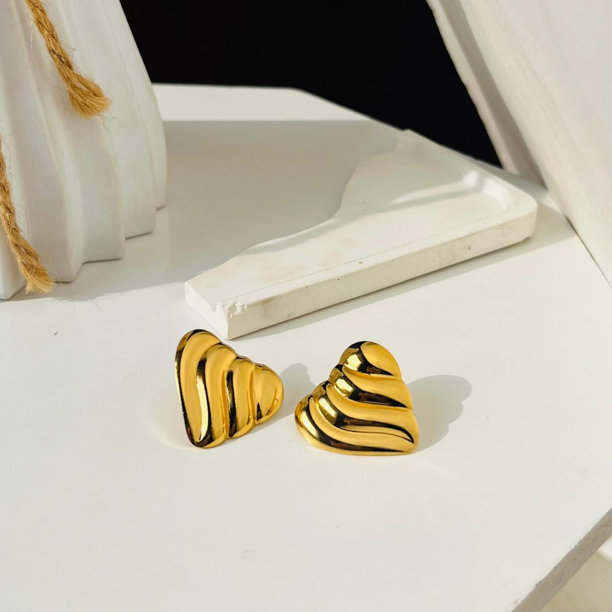 Heart Earrings ~ Anti Tarnish