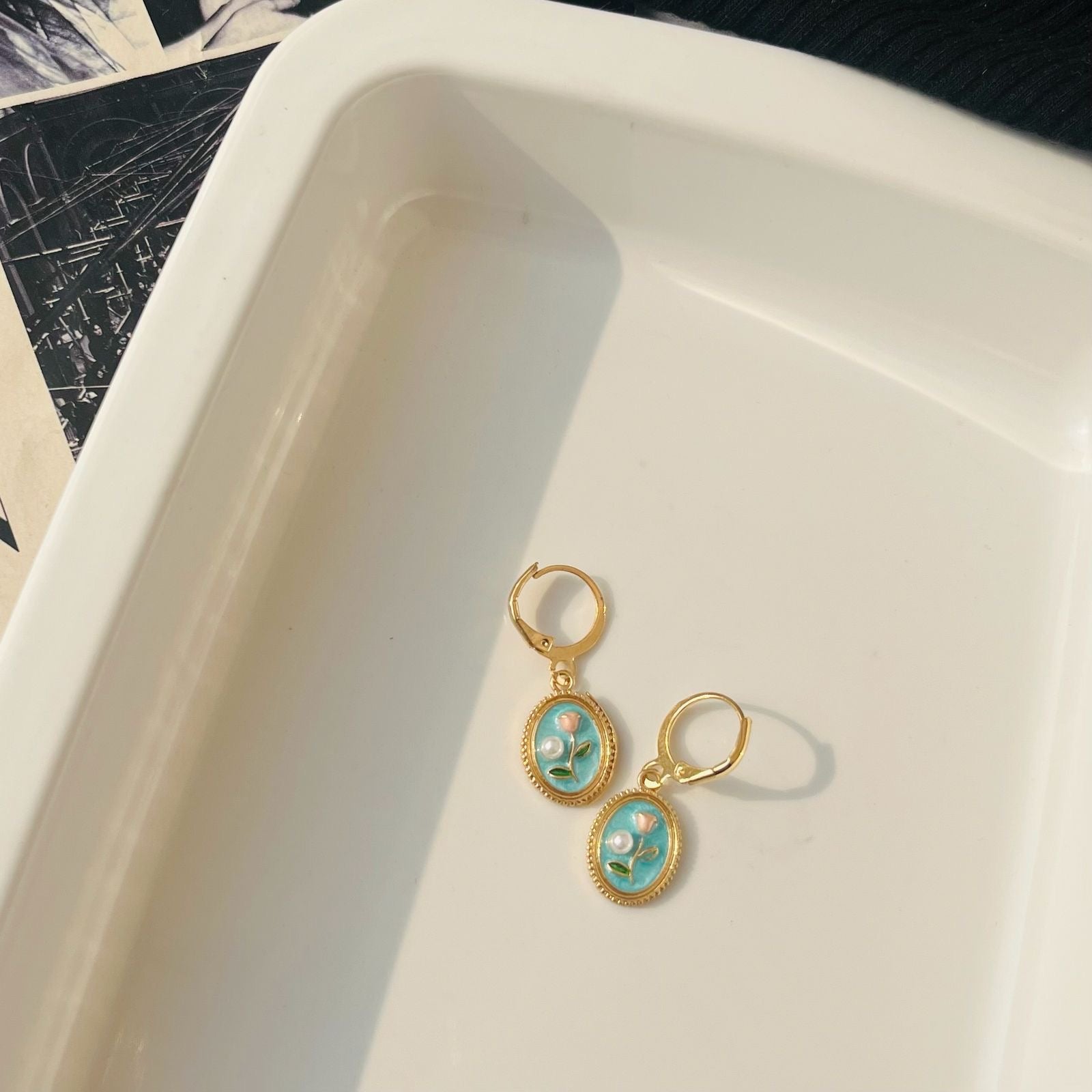 Rose Earrings
