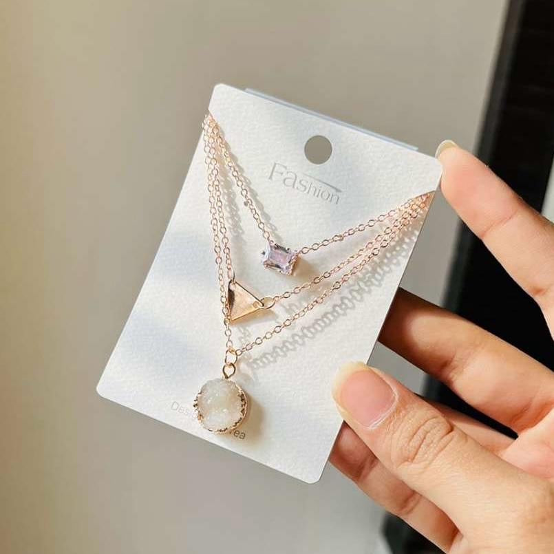 Rosegold Layered Necklace