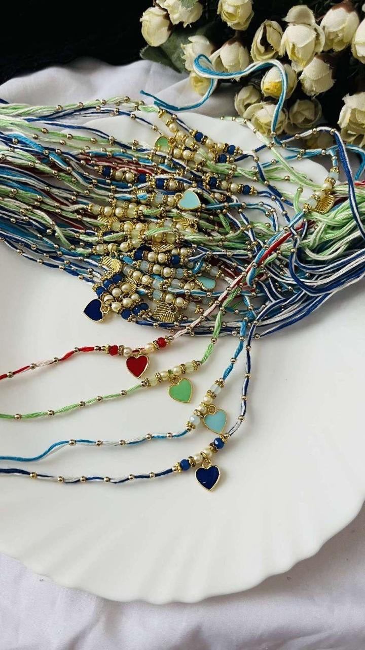 Hearts Rakhi ~ Random Color