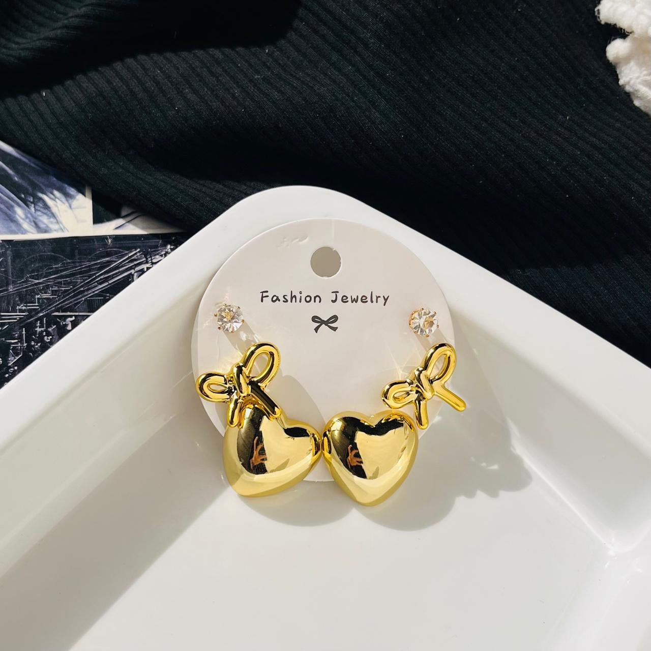 Studs Hoops Combo Card ( 3 pairs)