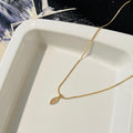 Diamond Evil Eye Necklace ~ Anti Tarnish
