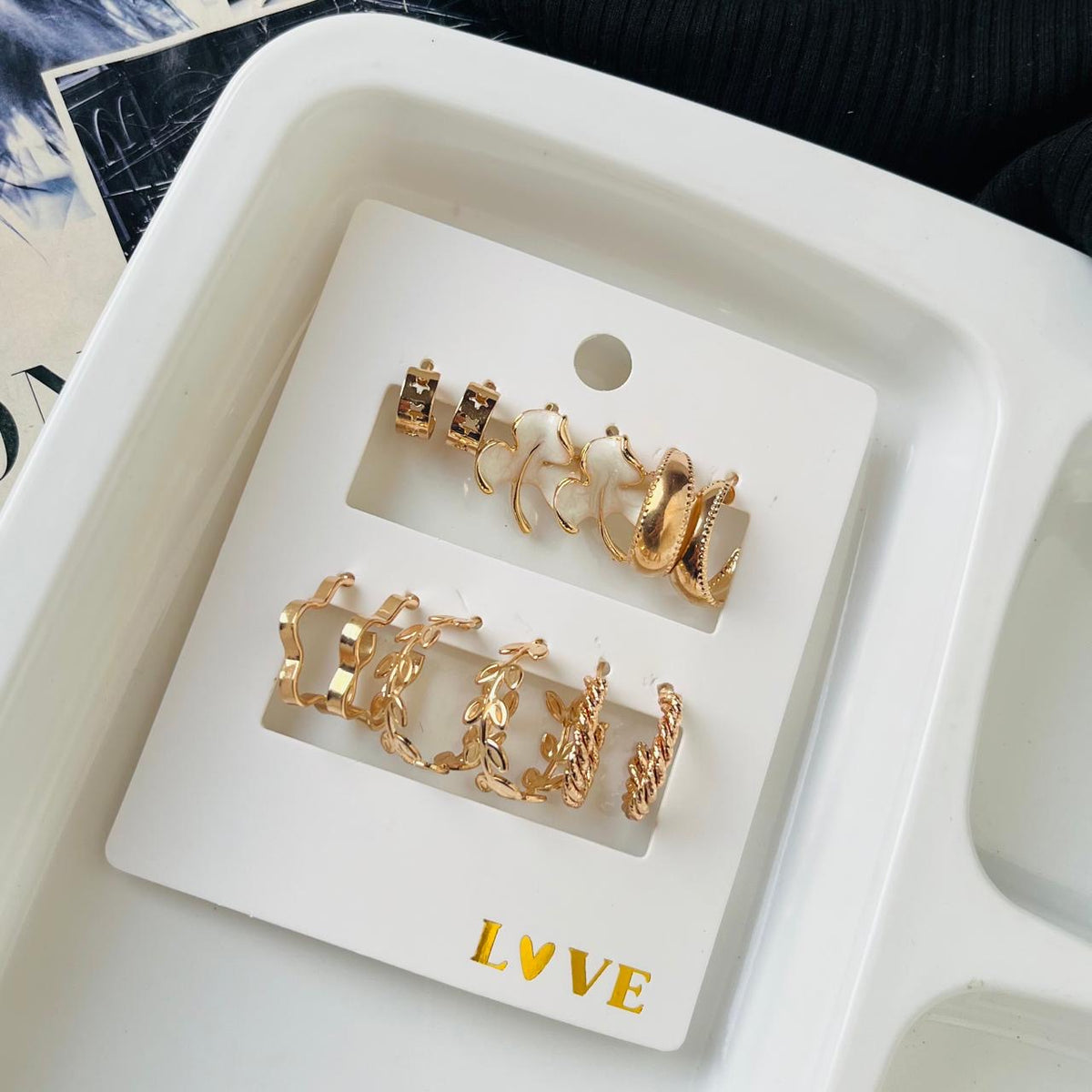 Leaf Earrings combo ( ₹20 per pair )