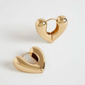 Heart hoops ~ Anti Tarnish