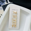 Bow Stone Rings Set ( 11 Rings )