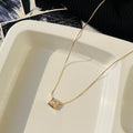 Square Diamond Necklace