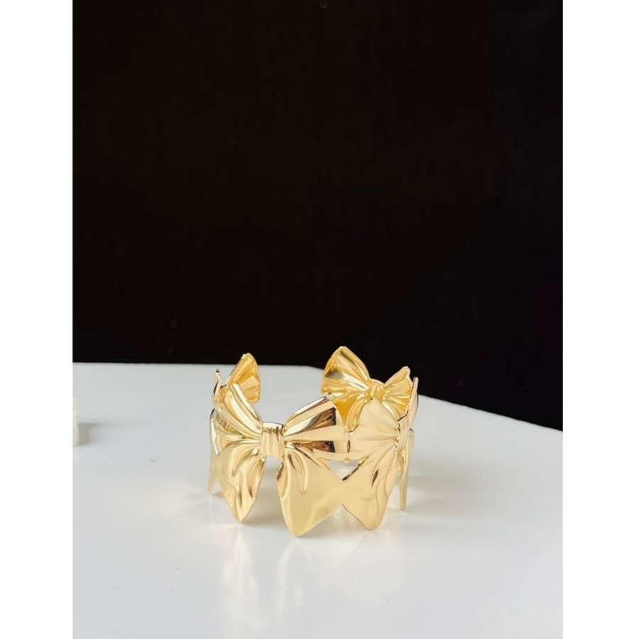 Bow Cuff Bracelet ~ Adjustable
