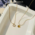 Dual - Side Heart Necklace ~ Anti Tarnish