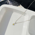 Silver Daisy Necklace