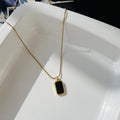 Maeve Black Necklace ~ Anti Tarnish