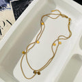Evelyn Layered Necklace ~ Anti Tarnish