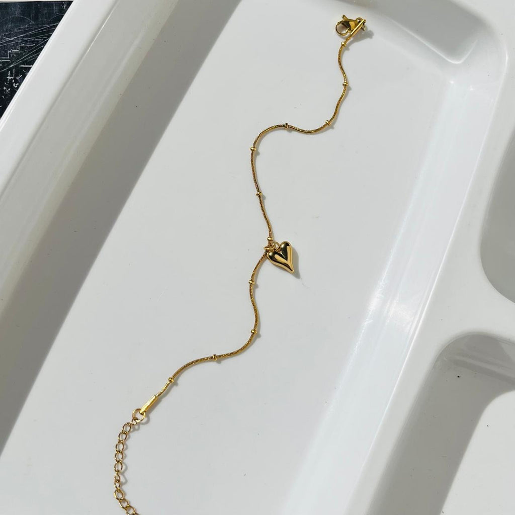 Allison Heart Bracelet- Anti Tarnish