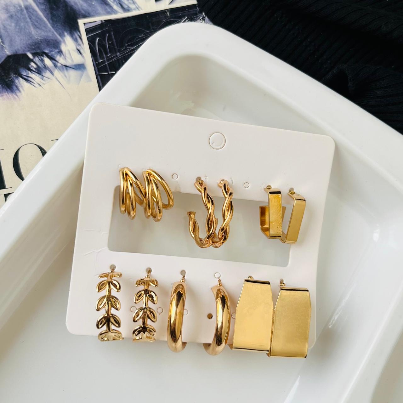 Earrings Combo Card ( 6 Pairs )