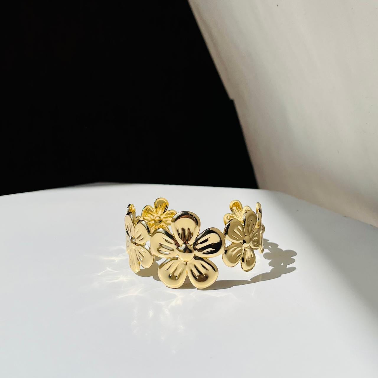 Flower Cuff Bracelet