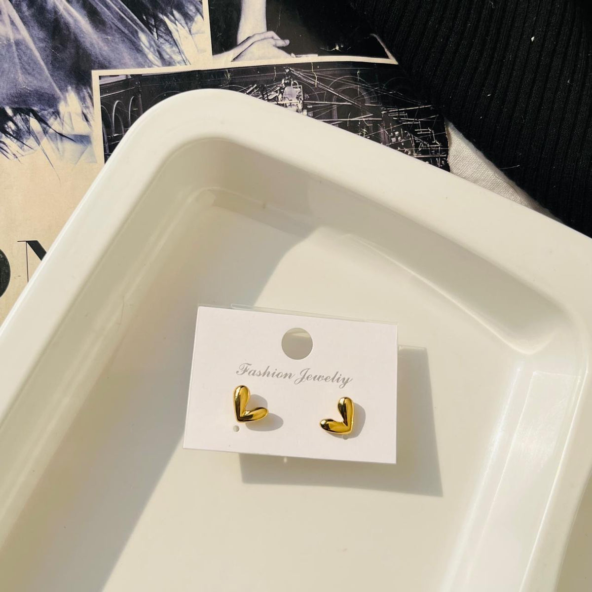 Heart Studs ~ Anti Tarnish