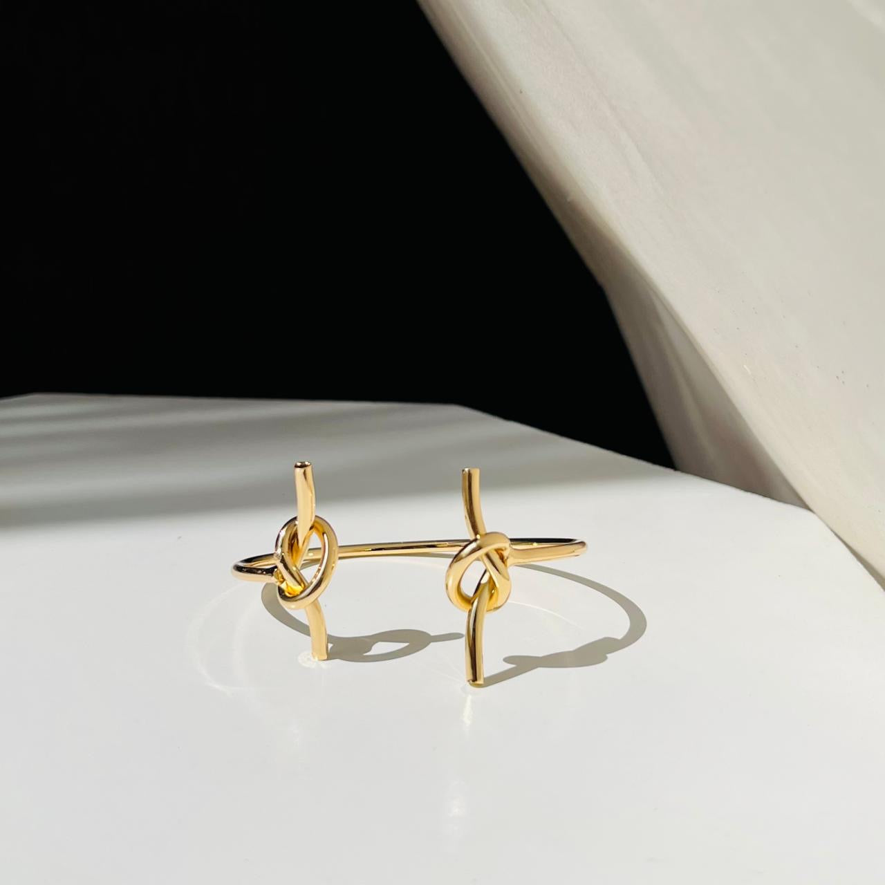 Knot Cuff Bracelet ~ Anti Tarnish