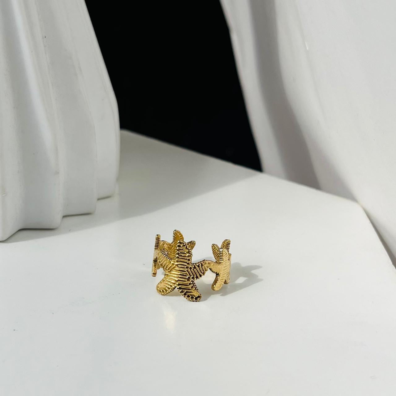 Adjustable Star Ring ~ Anti Tarnish
