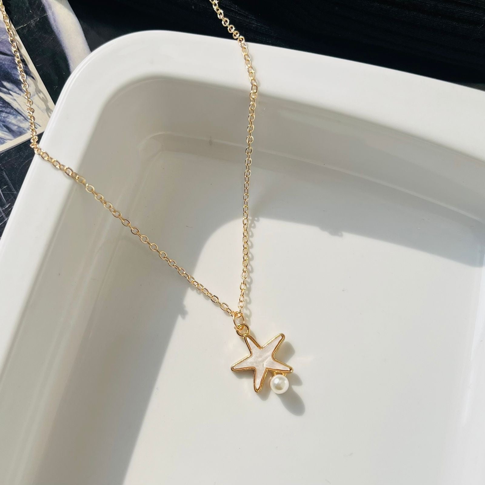 Pearl Star Necklace