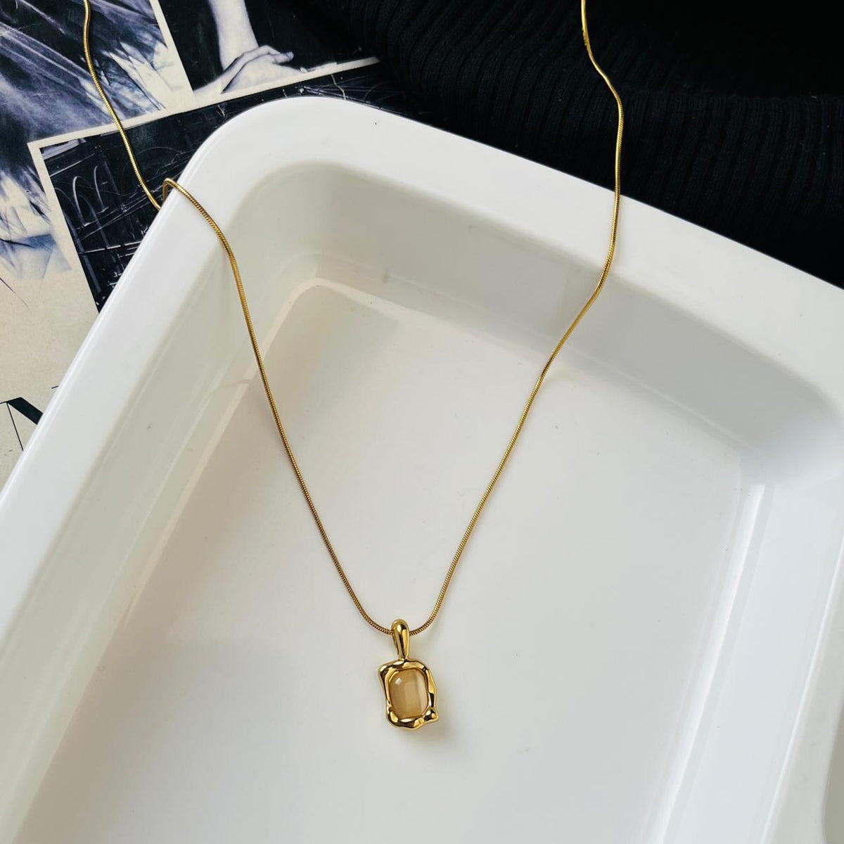 Ruby Necklace ~ Anti Tarnish