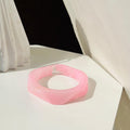 Pink Acrylic Bangle