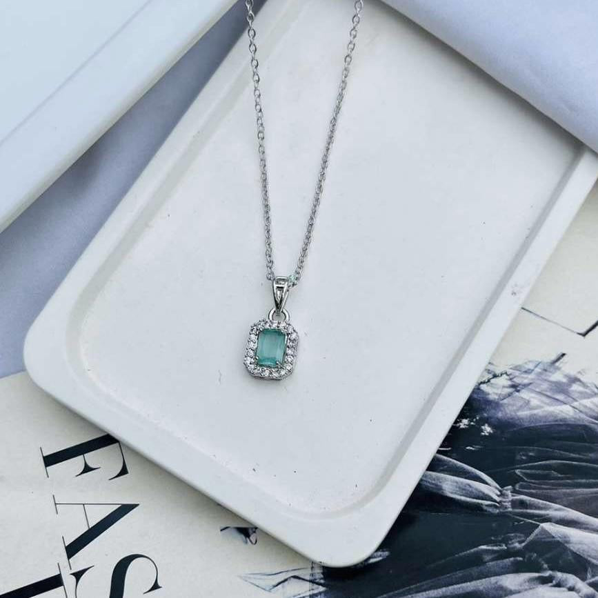 Blue stone necklace