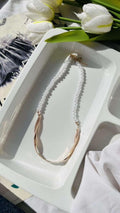Rosegold Pearl Necklace