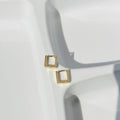 Small Square Hoops ~ Anti Tarnish