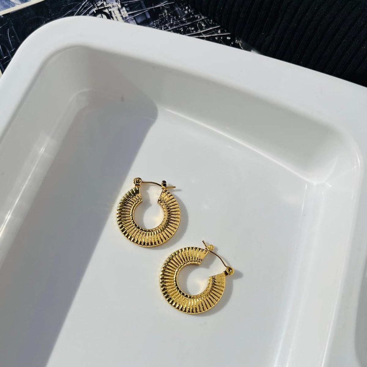 Hannah Hoops ~ Anti Tarnish