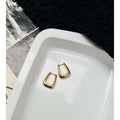 Rectangle Hoops~ Anti Tarnish