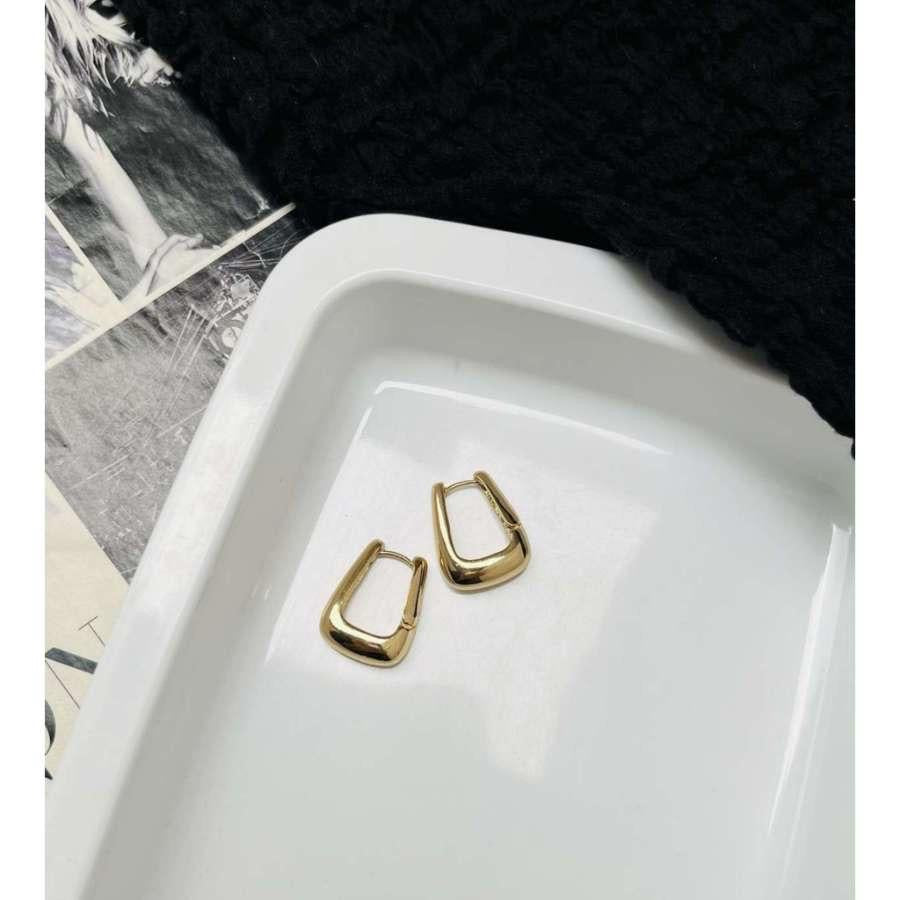Rectangle Hoops~ Anti Tarnish