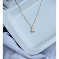 Rosegold Diamond Butterfly Necklace